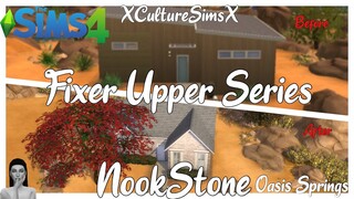 NOOKSTONE MAKEOVER // The Sims 4: Fixer Upper Series - Home Renovation + Speed Decorate