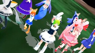 【mmd di gi charat】デ・ジ・キャラット9人娘でユニバース