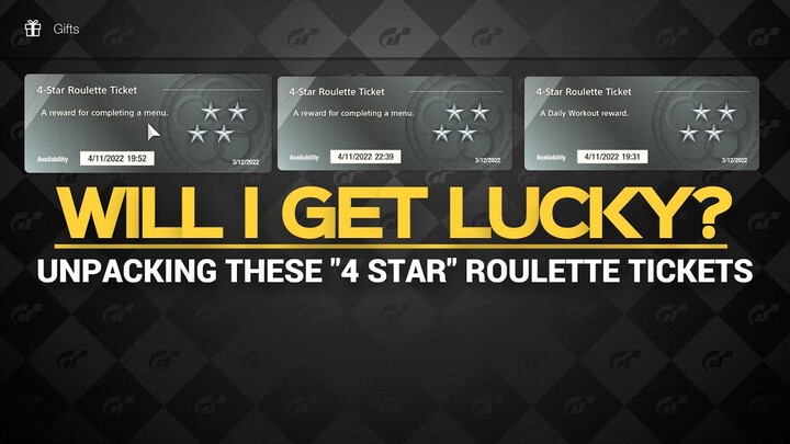 Gran Turismo 7 - Unpacking These "4-Star" Roulette Tickets!!