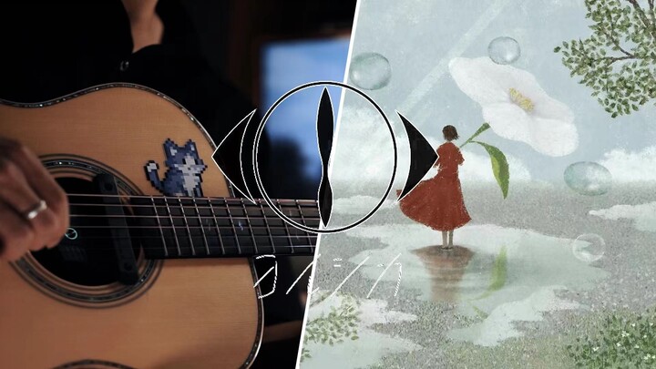 【Night Deer】Dengan partitur musik terlampir! Cover gitar fingerstyle OP2 "Sunny" Yorushika untuk The