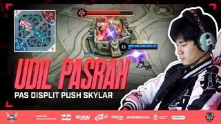 UDIL PASRAH PAS DISPLIT PUSH SKYLAR | MIC CHECK ALTER EGO VS RRQ MPL S11