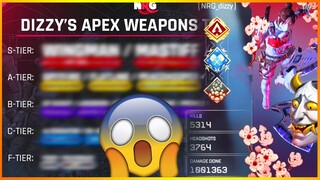 NRG DIZZY’S OFFICIAL APEX LEGENDS WEAPON TIER LIST!!! Is He Right?