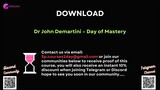 [COURSES2DAY.ORG] Dr John Demartini – Day of Mastery