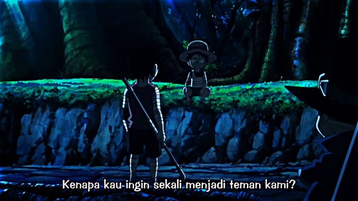 Moment Ace dan luffy