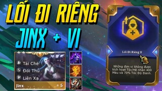 (ĐTCL) TOP 1 LÀ DỄ VỚI ĐỘI HÌNH LỐI ĐI RIÊNG JINX + VI TƯỞNG KO MẠNH MÀ MẠNH KO TƯỞNG! | iLoda