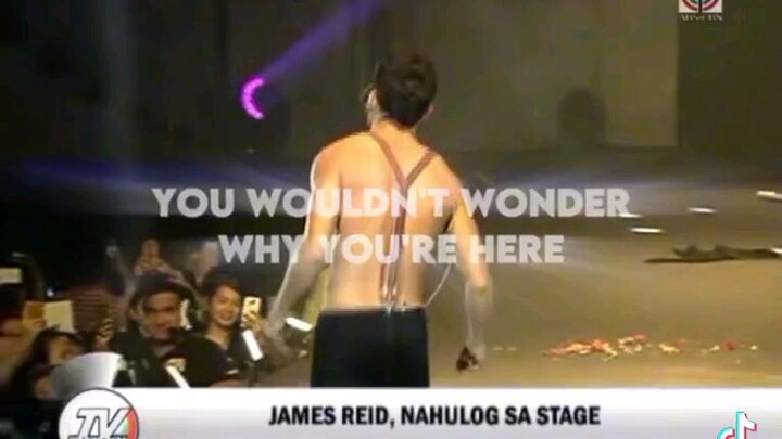 James Reid Falling off the stage caught in 4k 🔥