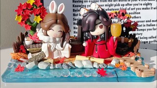 做了一下午的奶油胶手机支架 天官赐福