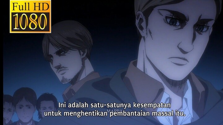 Erwin & Mike Zacharias 1080P FULL HD SUB INDO Attack On Titan Episode 84