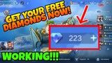 HOW TO GET FREE 222 DIAMONDS 2021 | NEW UPDATE | FREE DIAMONDS IN MOBILE LEGENDS