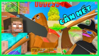 [ Dude Theft Wars ] Anh Da Đen Herobrine Cầm GẬY Cân Hết Tất Cả | GAME CÙNG LỚP HỌC