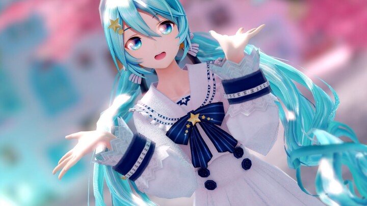 MMD Hatsune】Super segar dan imut♪ Pizzicato Drops Ayo berdansa denganku