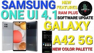 SAMSUNG GALAXY A42 5G | ONE UI 4.1 SOFTWARE UPDATE | NEW FEATURES