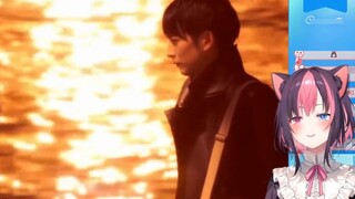 [Kuroto Aria] Japanese black cat watching "The Giant of Light Under the Sunset" is really beautiful