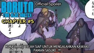 BORUTO TWO BLUE VORTEX CHAPTER 5 OFFICIAL SPOILER - FLASHBACK BORUTO DAN SASUKE DIMULAI !!!