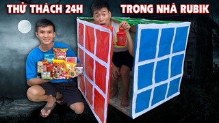 Thử Thách 24h Trong Căn Nhà Rubik Khổng Lồ - Giant Rubik