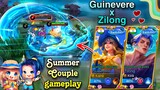 GUINEVERE X ZILONG SUMMER SKINS ARE BACK!🌊SUMMER COUPLE GAMEPLAY!🌈☀️