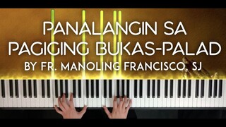 Mass Song: Panalangin sa Pagiging Bukas-Palad (Francisco, SJ) piano cover