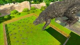 DINOSAURS JUMPS INTO SPIDERS WORLD