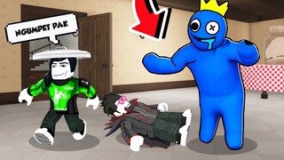 KITA KABUR DARI RAINBOW FRIENDS PALING HORROR DIROBLOX!!!!