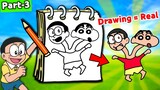 Drawing Became Real 😱 || Drawing Challenge || Funny Game Roblox 😂
