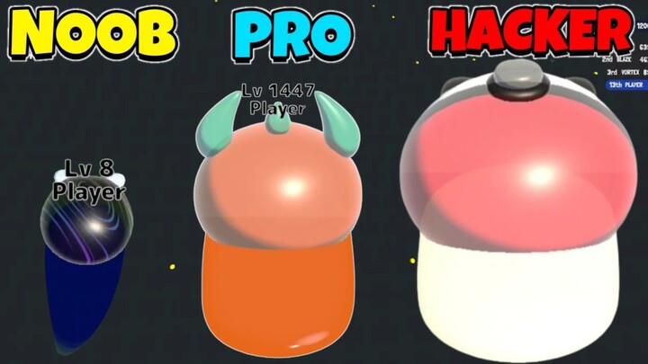 Noob vs Pro vs Hacker - Clash of Slimes: IO Game - Blob Merge 3D ⭐️ Slime Asmr Battle