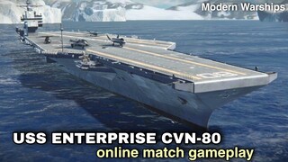 Modern Warships: USS ENTERPRISE CVN-80 in action.