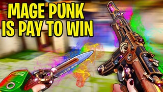 *NEW* Mage Punk Skins are ACTUALLY PAY TO WIN! - Valorant