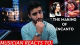 Musician Reacts To The Making Of ENCANTO | Behind The Scenes, Music & Voice Actor Clips