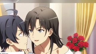 The cute ending of Oregairu Game 3: Hachiman and Shizuka