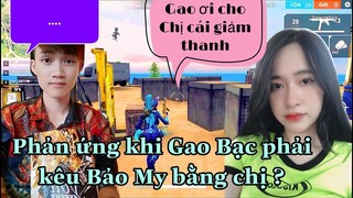 [Free Fire] Phản ứng của Gao Bạc khi phải kêu Bảo My bằng CHỊ ?