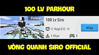 100LV PARKOUR VÒNG QUANH SIRO SIÊU TO KHỔNG LỒ TRONG MINI WORLD VÀ CÁI KẾT: MEOWPEO PARKOUR SIÊU TỐC