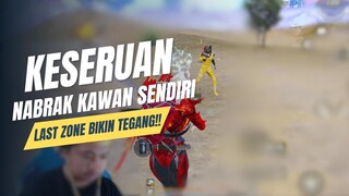 SERUU!! KETEMU KAWAN SENDIRI, 1 VS 3 OPEN FIELD PAKSA ADU AIM LANGSUNG DI LAST ZONE !!!