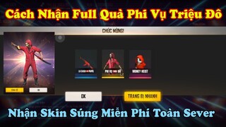 [Garena Free Fire] Cách Nhận Quà Sự Kiện Phi Vụ Triệu Đô Skin Súng, Skin Pet Miễn Phí Toàn Sever.