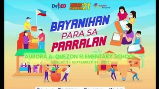 BE 2021 PROMOTIONAL VIDEO OF AURORA A.QUEZON ELEMENTARY SCHOOL SDO QC | TEACHER MERCY CHANNEL