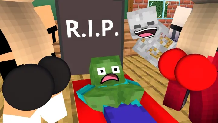 Monster School : POOR ZOMBIE RIP - Sad Story - Minecraft Animation