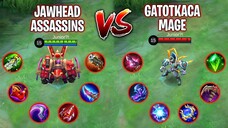 Jawhead Assassins Vs Gatotkaca Mage