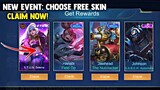 FREE SKIN AND RECALL! CHOOSE FREE SKIN (2021 EVENT) NEW! | MOBILE LEGENDS BANG BANG