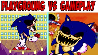 FNF Character Test | Gameplay VS Playground | Boyfriend Dies but it's Sonic | SONIC.EXE