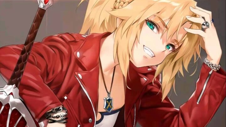 FATE the rebellious knight Mordred, the head of the Knights of the Round Table, Arturia Pendragon, t