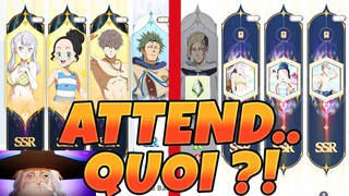 WTF ?! 20 MULTI INVOCATION SUR NOELLE (ça se passe mal..) BLACK CLOVER MOBILE !