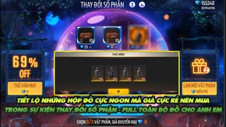 FREE FIRE | TIẾT LỘ NHỮNG HỘP ĐỒ CỰC NGON MÀ RẺ TRONG SỰ KIỆN LÀM CHỦ VẬN MỆNH - NÊN MUA ĐỒ GÌ ?