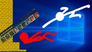 [Stickman] Pertarungan pamungkas kung fu stickmen di layar komputer Windows