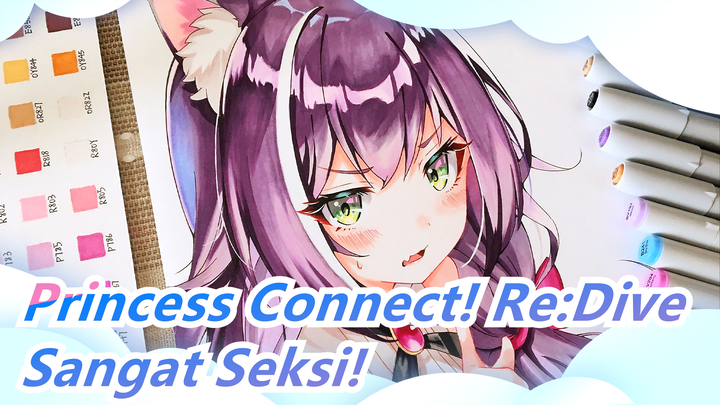 [Princess Connect! Re:Dive] Adegan Ikonis Gambaran Sendiri, Sangat Seksi!