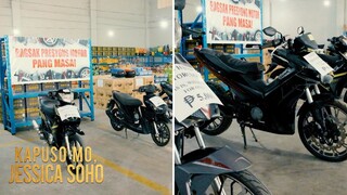 Mga secondhand na motorsiklo, mabibili sa halagang P5,000 sa bodega sale! | Kapuso Mo, Jessica Soho