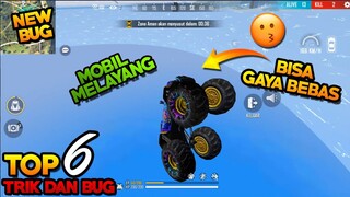 TOP 6 TRIK DAN BUG TERBARU DI FREE FIRE - Mobil Melayang (BISA GAYA BEBAS CUY!!)