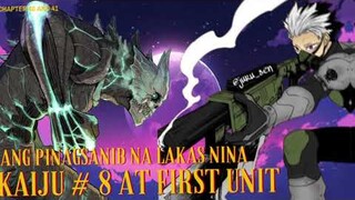 Kaiju no. 8 chapter 40 and 41. sanib pwersa ng kaiju #8 at ang strongest unit ng japan.