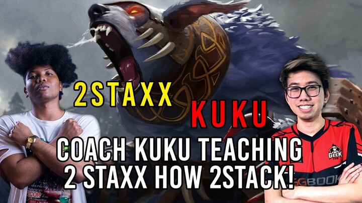 Kuku teaching 2Staxx to play DOTA!