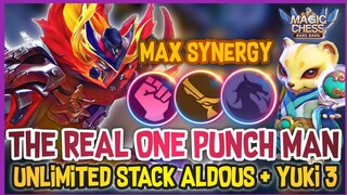 HYPER 3 STAR ALDOUS GUNNER WYRMSLAYER + YUKI 3 = UNLIMITED STACK ! MAGIC CHESS