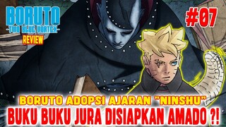 BORUTO ADOPSI AJARAN 'NINSHU'❗BUKU BUKU JURA DISIAPKAN AMADO❗BORUTO TWO BLUE VORTEX CHAPTER 7