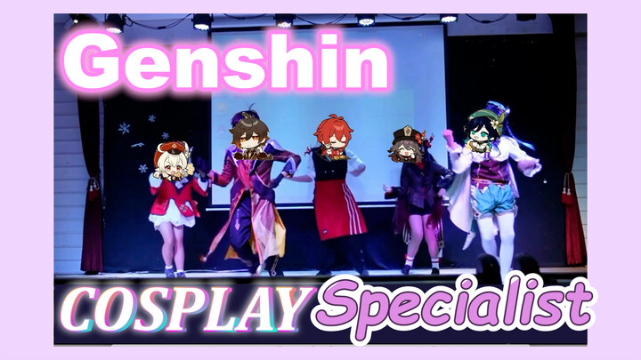 [Genshin, COSPLAY] Menari Specialist di sekolah sungguh memalukan!